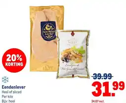 Makro Eendenlever aanbieding