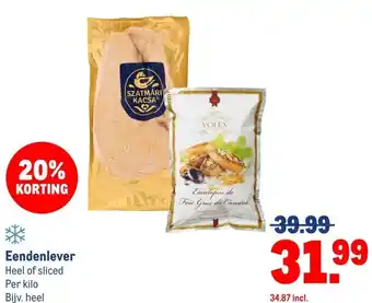Makro Eendenlever aanbieding