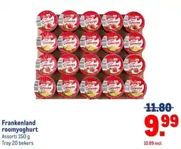 Makro Frankenland roomyoghurt aanbieding