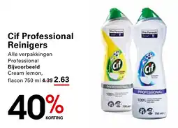 Sligro Cif Professional Reinigers aanbieding