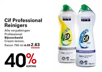Sligro Cif Professional Reinigers aanbieding