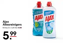 Sligro Ajax Allesreinigers aanbieding