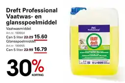 Sligro Dreft Professional Glansspoelmiddel aanbieding