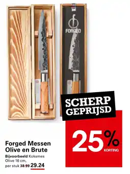 Sligro Forged Messen Olive en Brute aanbieding