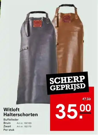 Sligro Witloft Halterschorten aanbieding