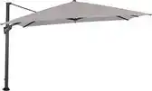 Bol.com Garden Impressions Hawaii zweefparasol King Pole 400x400 cm - zand aanbieding