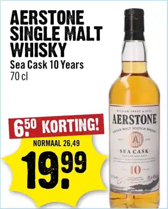 Dirck 3 Aerstone single malt whisky sea cask 10 years aanbieding