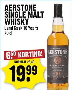 Dirck 3 Aerstone single malt whisky land cask 10 years aanbieding