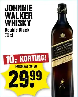 Dirck 3 Johnnie walker whisky double black aanbieding
