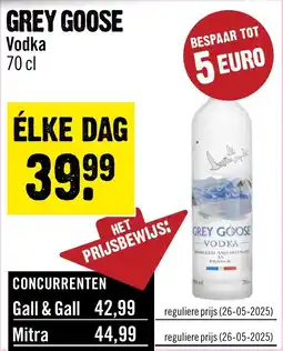 Dirck 3 Grey goose vodka aanbieding