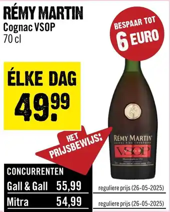 Dirck 3 Rémy martin cognac vsop aanbieding