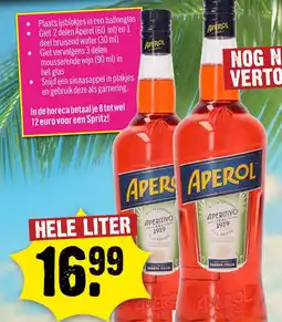 Dirck 3 APEROL APERITIVO DAL 1919 aanbieding