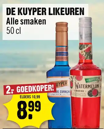 Dirck 3 De kuyper likeuren aanbieding