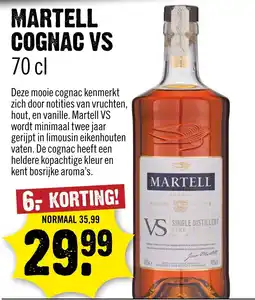 Dirck 3 Martell cognac vs aanbieding