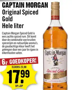 Dirck 3 Captain morgan original spiced gold aanbieding