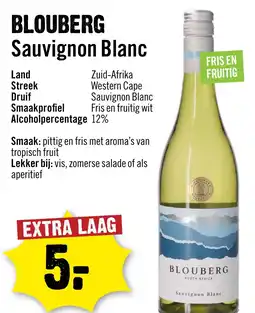 Dirck 3 Blouberg sauvignon blanc aanbieding