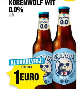 Dirck 3 Korenwolf wit 0.0% aanbieding