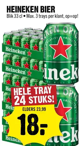 Dirck 3 Heineken bier aanbieding