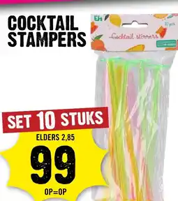 Dirck 3 Cocktail stampers aanbieding