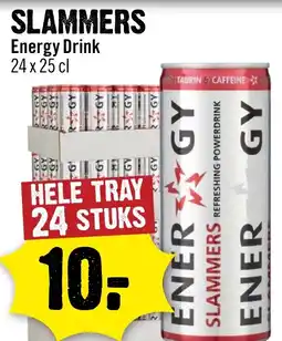 Dirck 3 Slammers Energy Drink aanbieding