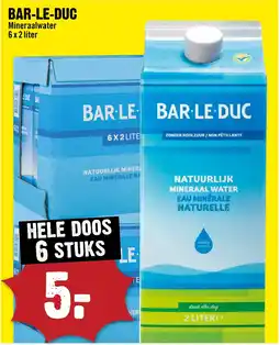 Dirck 3 Bar le duc mineraalwater aanbieding