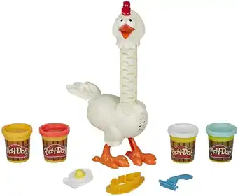 Amazon Play-Doh Animal Crew Cluck-a-Dee Crazy Chicken Boerderij Speelset - Met 4 Play-Doh Kleuren aanbieding