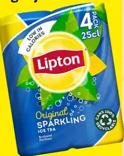 Dirck 3 Lipton ice tea Sparkling aanbieding