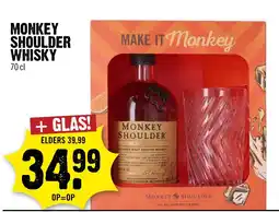 Dirck 3 Monkey shoulder whisky aanbieding