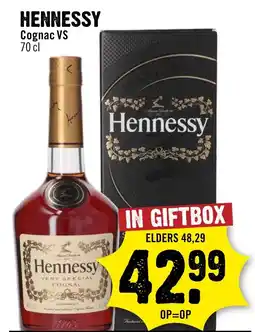 Dirck 3 Hennessy Cognac VS aanbieding