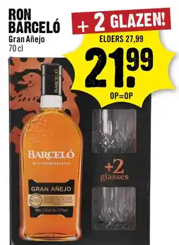 Dirck 3 Ron barceló Gran Añejo aanbieding