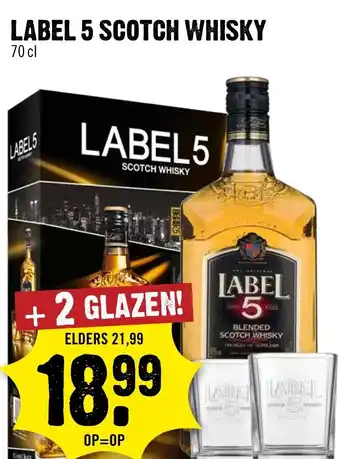 Dirck 3 Label 5 scotch whisky aanbieding