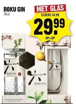 Dirck 3 Roku gin aanbieding