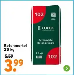 GAMMA Betonmortel 25 kg aanbieding