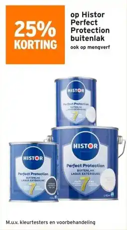 GAMMA 25% korting op Histor Perfect Protection buitenlak aanbieding