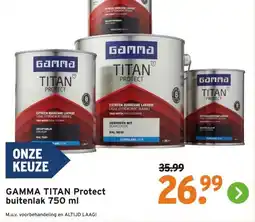 GAMMA GAMMA TITAN Protect buitenlak 750 ml aanbieding