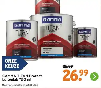 GAMMA GAMMA TITAN Protect buitenlak 750 ml aanbieding