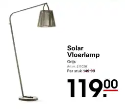 Sligro Solar Vloerlamp aanbieding