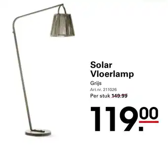 Sligro Solar Vloerlamp aanbieding