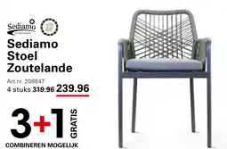 Sligro Sediamo Stoel Zoutelande aanbieding