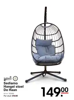 Sligro Sediamo Hangei stoel De Haan aanbieding
