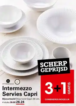 Sligro Intermezzo Servies Capri aanbieding