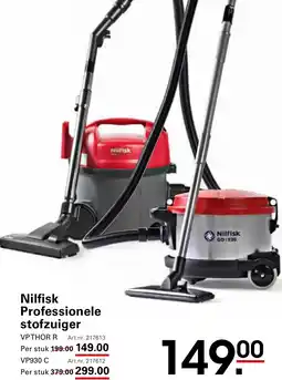 Sligro Nilfisk Professionele stofzuiger aanbieding