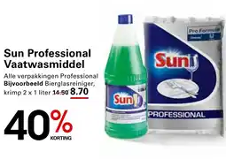 Sligro Sun Professional Vaatwasmiddel aanbieding