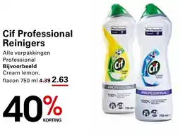 Sligro Cif Professional Reinigers aanbieding