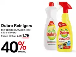 Sligro Dubro Reinigers aanbieding