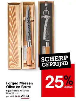 Sligro Forged Messen Olive en Brute aanbieding