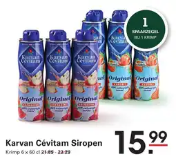 Sligro Karvan Cévitam Siropen aanbieding