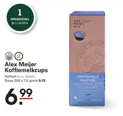 Sligro Alex Meijer Koffiemelkcups aanbieding