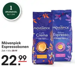 Sligro Mövenpick Espressobonen aanbieding