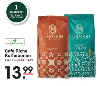 Sligro Cafe Riche Koffiebonen aanbieding